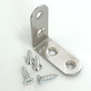 Stainless Angle Bracket 1.57 x 1.57 inch (40pcs + 160pcs screws)