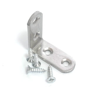 Stainless Angle Bracket 1.57 x 1.57 inch 3mm thickness (40 pcs with 160 pcs screws)
