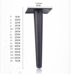 metal sofa leg